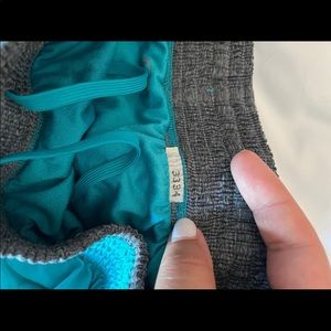 Blue and Grey athletic shorts